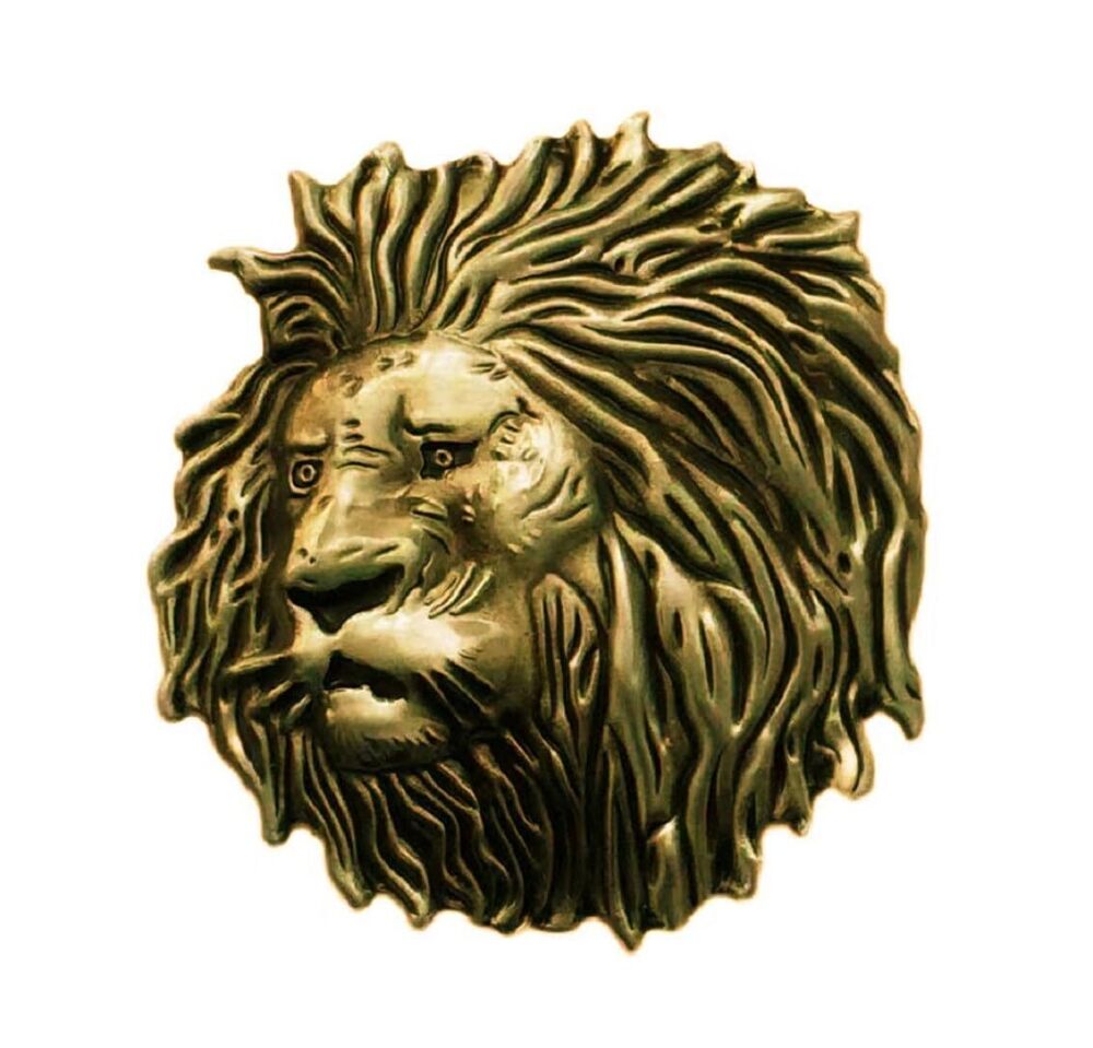 9960 Lion Head Belt Buckle Wild Lion Belt Buckle,Distressed Lion Head ’s